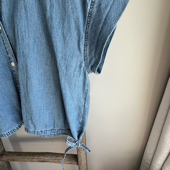 Madewell Light Blue Denim Shirt - Picture 5 of 6